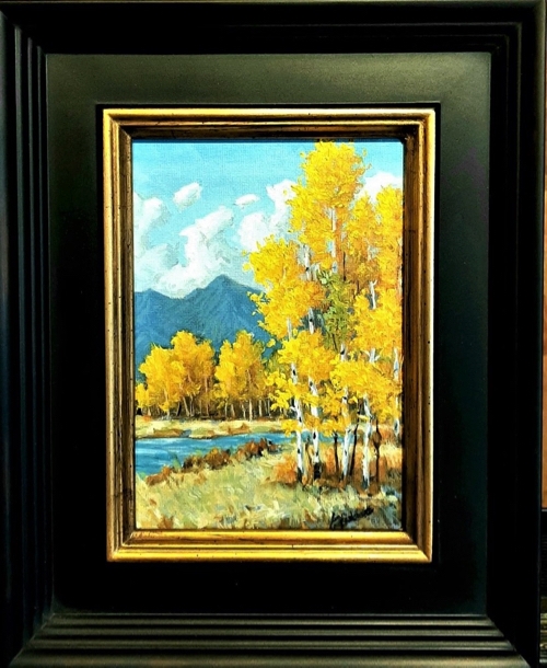 Williams Meadow 7x5 $190 at Hunter Wolff Gallery